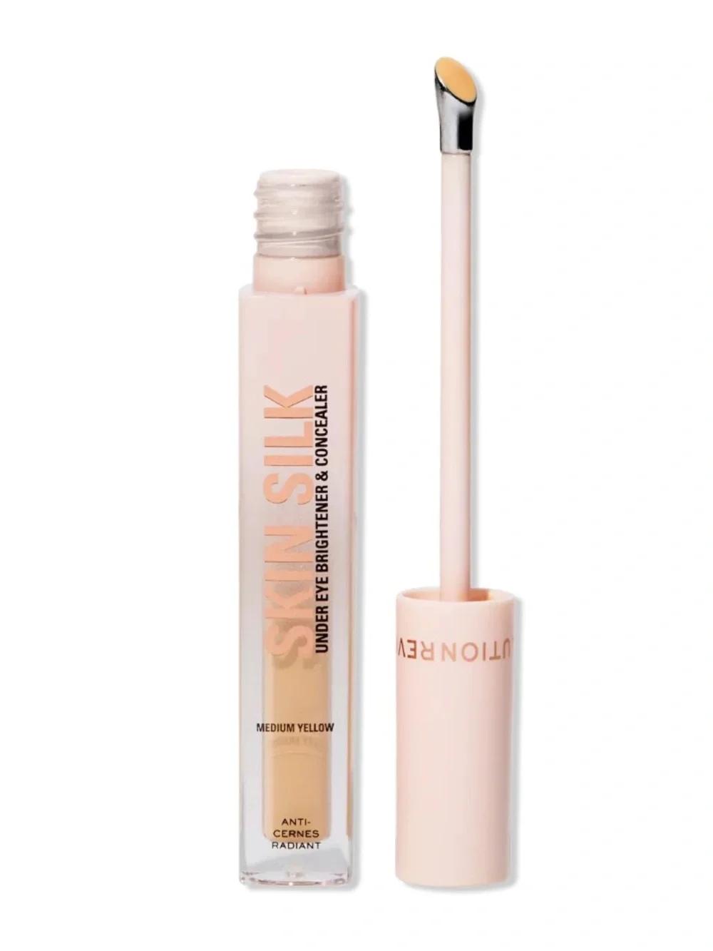 Revolution Beauty Skin Silk Under Eye Brightener & Concealer in Medium Yellow